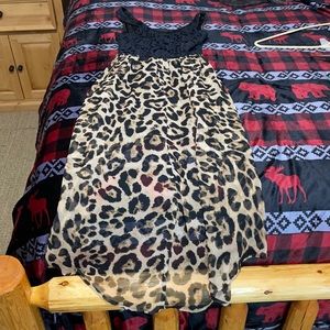 Miss me cheetah dress size medium